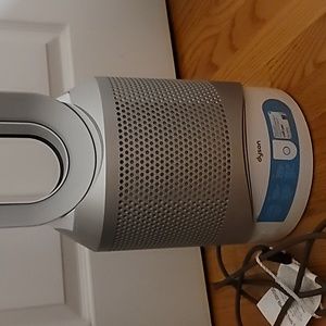 Dyson White and Silver Cool Fan and Heat